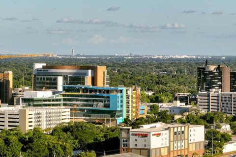 En Floride, avec l'augmentation de la population, le nombre d'hôpitaux augmente