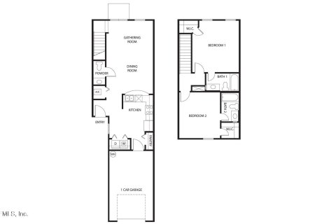 House in BRIDGEWATER in Jupiter, Florida 2 bedrooms, 112.41 sq.m. № 809548 - photo 2