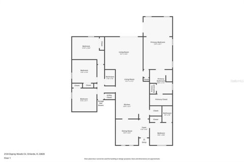 Купить виллу или дом в Орландо, Флорида 8 комнат, 231.14м2, № 1374168 - фото 3