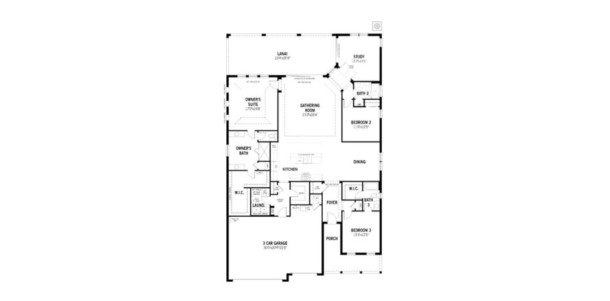 House floor plan «243SQM», 3 bedrooms in SUNRISE PRESERVE AT PALMER RANCH
