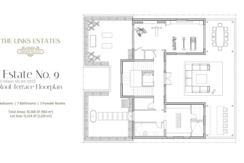 House in Fisher Island, Florida 7 bedrooms, 963.21 sq.m. № 198482 - photo 25