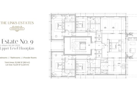 House in Fisher Island, Florida 7 bedrooms, 963.21 sq.m. № 198482 - photo 24
