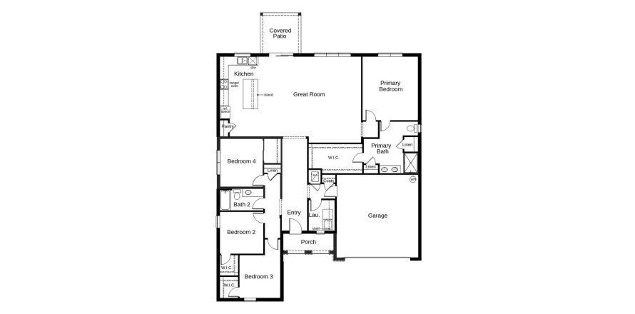 Планировка таунхауса «202SQM» 4 спальни в ЖК LEGACY HILLS