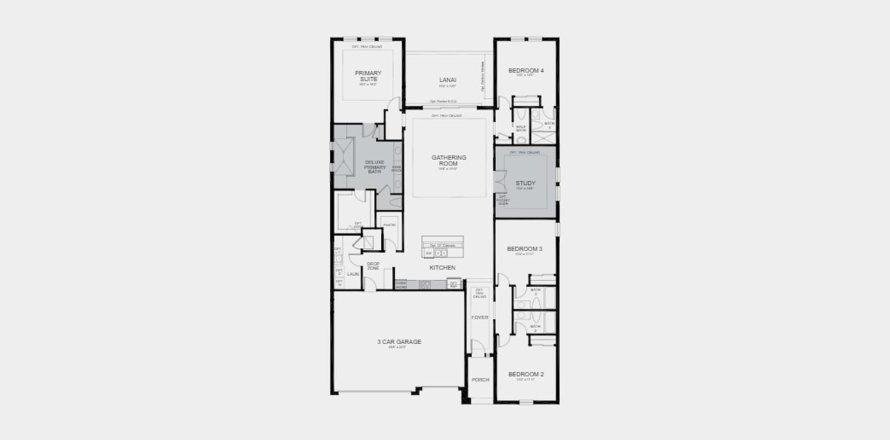 House floor plan «271SQM SAINT CROIX», 4 bedrooms in RIVER LANDING