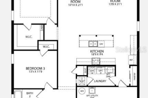 Купить виллу или дом в Деланд, Флорида 8 комнат, 188.68м2, № 1373997 - фото 2