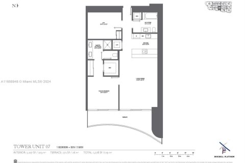 Condo in Miami, Florida, 1 bedroom  № 1385830 - photo 4