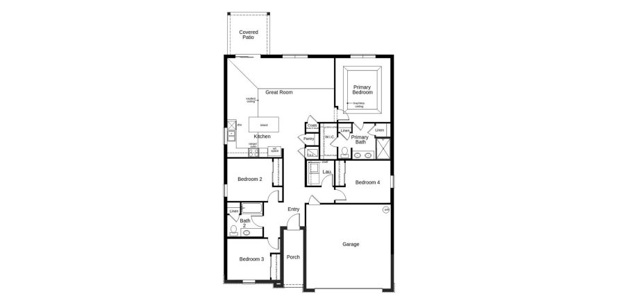 Townhouse floor plan «159SQM 75», 4 bedrooms in SUMMERLIN GROVES