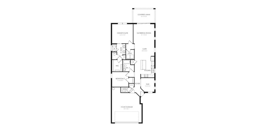 Floor plan «130SQM», 2 bedrooms in DEL WEBB NAPLES