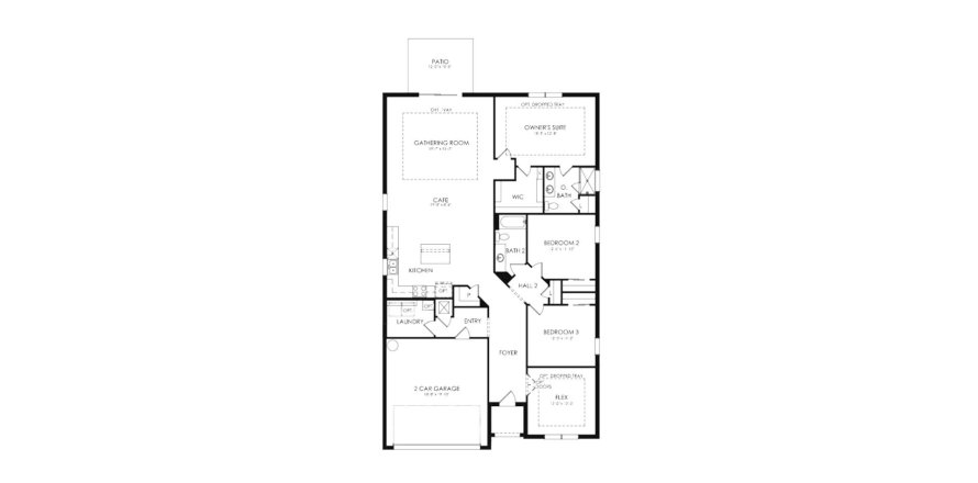 Floor plan «200SQM», 3 bedrooms in RIVER RUN PRESERVE