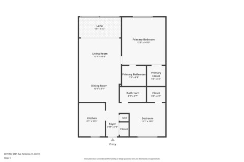 Condominio en venta en Tamarac, Florida, 2 dormitorios, 81.75 m2 № 1009347 - foto 1