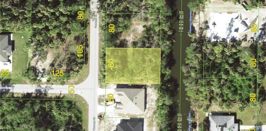 Terreno en Port Charlotte, Florida № 1089944