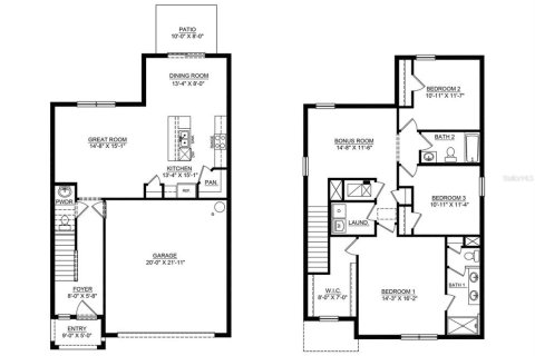 House in Wildwood, Florida 3 bedrooms, 182.18 sq.m. № 1342485 - photo 13