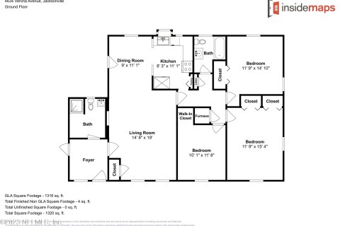 Купить виллу или дом в Джэксонвилл, Флорида 3 спальни, 125.7м2, № 872889 - фото 13