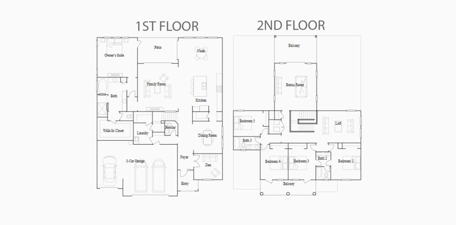 House floor plan «412SQM DAPHNE», 5 bedrooms in CORDOBA