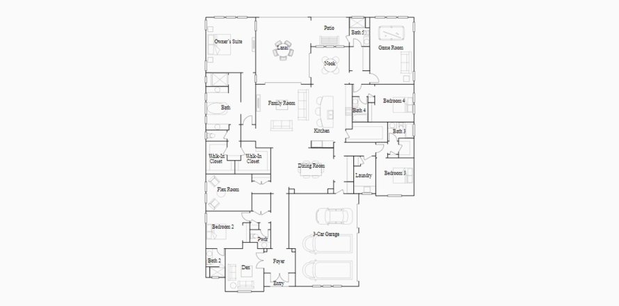 Villa ou maison à CORDOBA à Lutz, Floride 4 chambres, 418 m2 № 203831