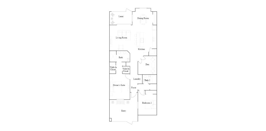 House floor plan «127SQM», 2 bedrooms in BABCOCK NATIONAL