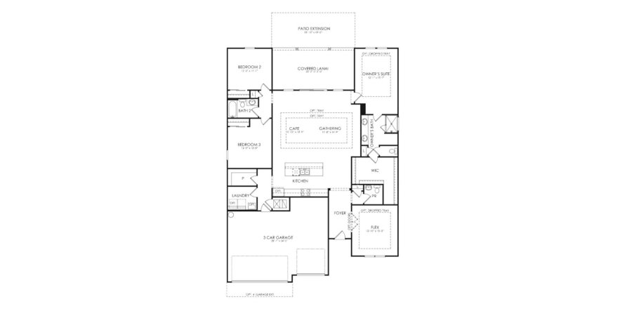 Floor plan «204SQM», 3 bedrooms in BRADLEY POND