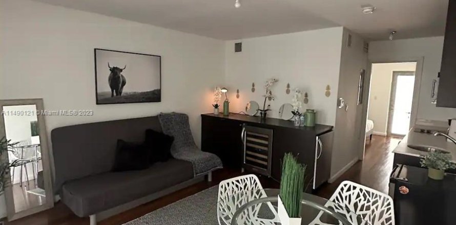 Condo in Miami Beach, Florida, 1 bedroom  № 853548