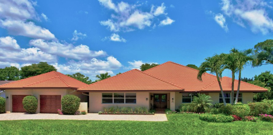 House in Delray Beach, Florida 4 bedrooms, 326.92 sq.m. № 1139308