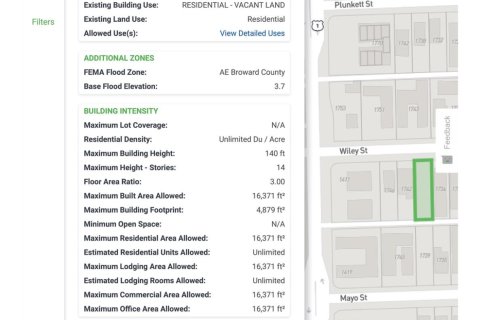 Купить коммерческую недвижимость в Холливуд, Флорида 185.15м2, № 1142415 - фото 12