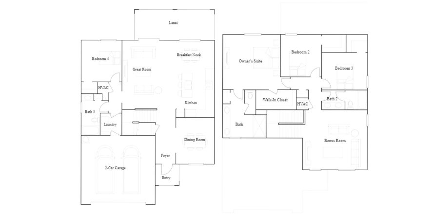 Планировка виллы или дома «234SQM» 4 спальни в ЖК ORANGE BLOSSOM RANCH