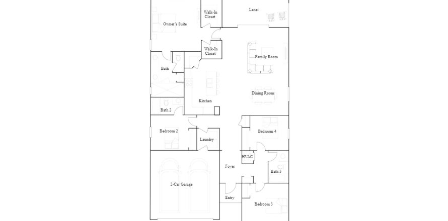 Планировка виллы или дома «188SQM» 4 спальни в ЖК ORANGE BLOSSOM RANCH