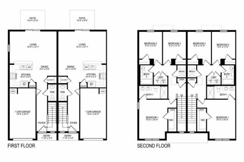 Townhouse in Tampa, Florida 3 bedrooms, 136.01 sq.m. № 1349800 - photo 22