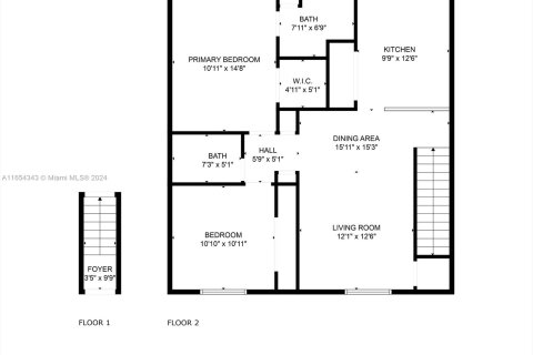 Condo in Hialeah, Florida, 2 bedrooms  № 1348909 - photo 7