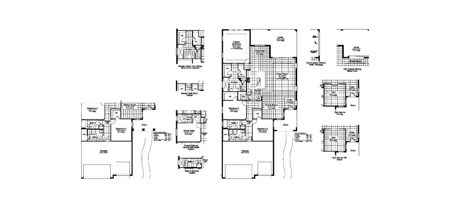 House floor plan «House», 3 bedrooms in The Alcove at Waterside