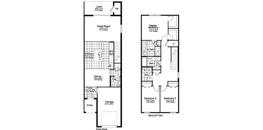 Townhouse floor plan «166SQM AVERY», 3 bedrooms in RIVERFIELD