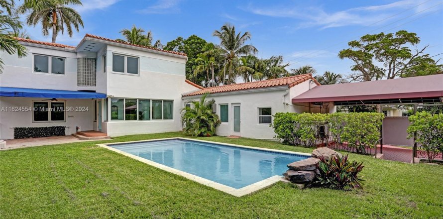 House in Miami Beach, Florida 6 bedrooms, 267.19 sq.m. № 1271815