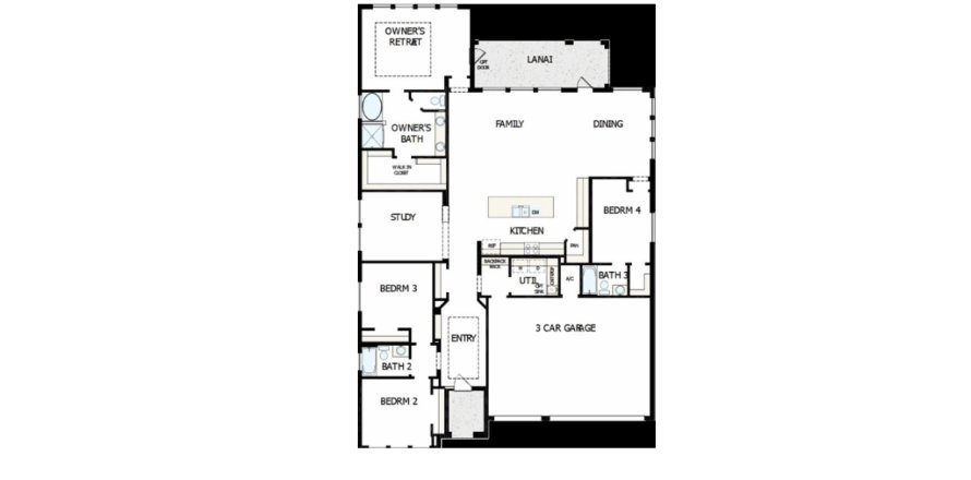 House floor plan «House», 4 bedrooms in Hamlin Landing