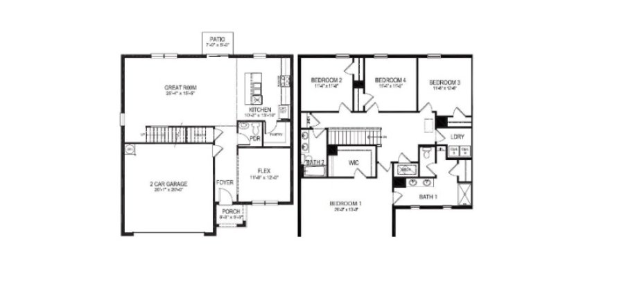 House floor plan «House», 4 bedrooms in Riviera Bella