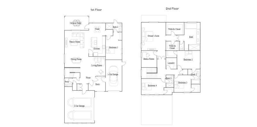 Townhouse floor plan «312SQM Marquez», 5 bedrooms in MARBELLA