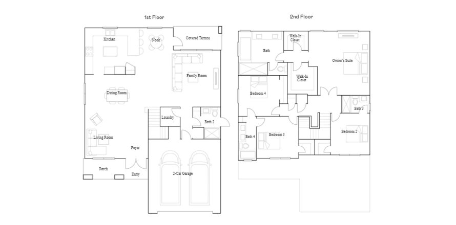 Townhouse floor plan «266SQM Fontana», 4 bedrooms in MARBELLA