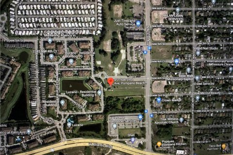 Купить земельный участок в Помпано-Бич, Флорида № 71235 - фото 1