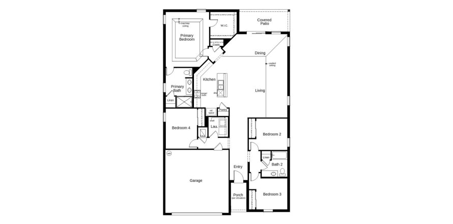 Townhouse floor plan «185SQM 139», 4 bedrooms in MATTIE POINTE