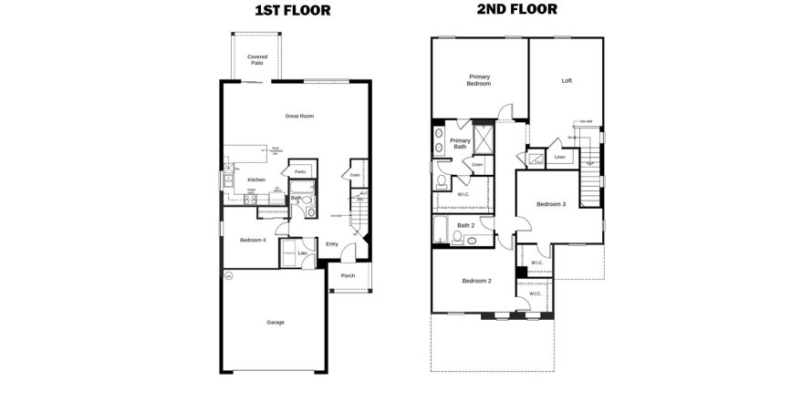 Adosado en HERON BAY en Palmetto, Florida 4 dormitorios, 222 m2 № 57543