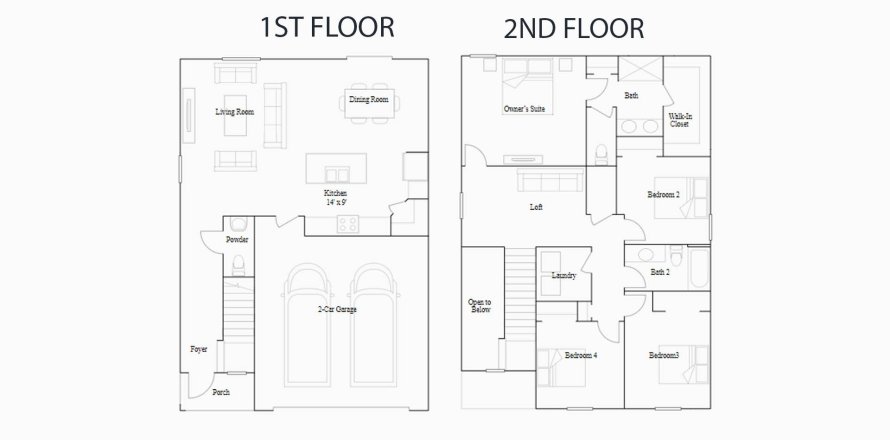 House floor plan «174SQM ATLANTA», 4 bedrooms in EPPERSON