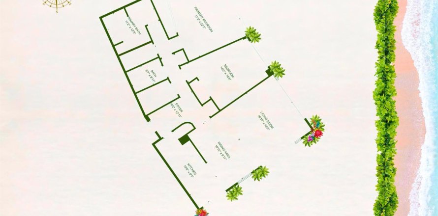 Condominio en Palm Beach, Florida, 2 dormitorios  № 1146741