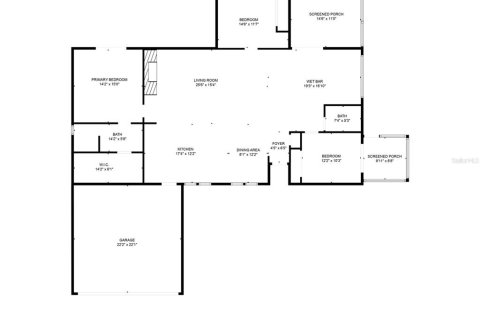 House in Edgewater, Florida 3 bedrooms, 154.59 sq.m. № 1276043 - photo 3