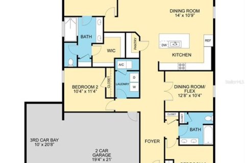 Купить виллу или дом в Орландо, Флорида 8 комнат, 178.37м2, № 1326196 - фото 2