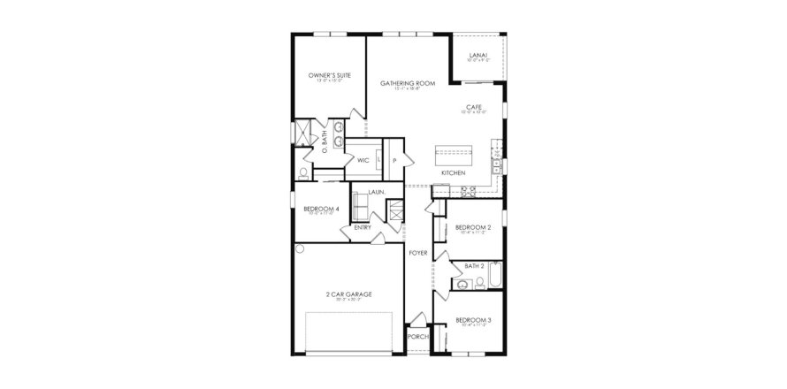Floor plan «171SQM», 4 bedrooms in HAMPTON LAKES AT RIVER HALL