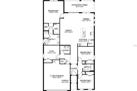 Casa en venta en Port Charlotte, Florida, 4 dormitorios, 188.96 m2 № 1125057 - foto 2