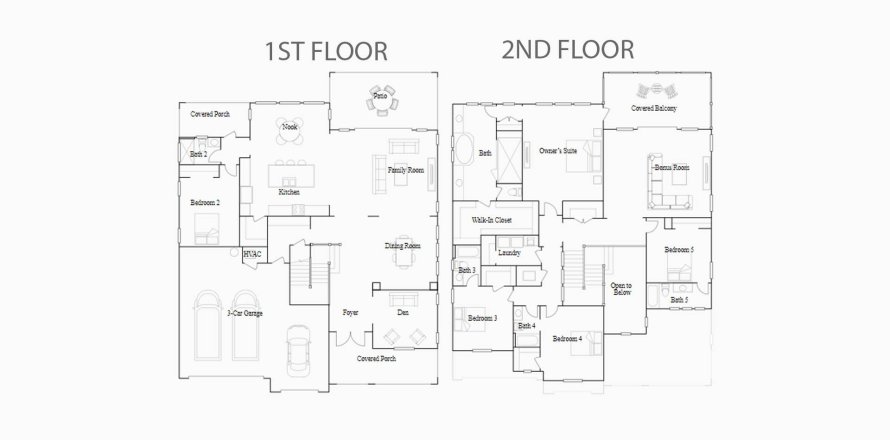 House floor plan «425SQM MENDOCINO», 5 bedrooms in TARRAMOR