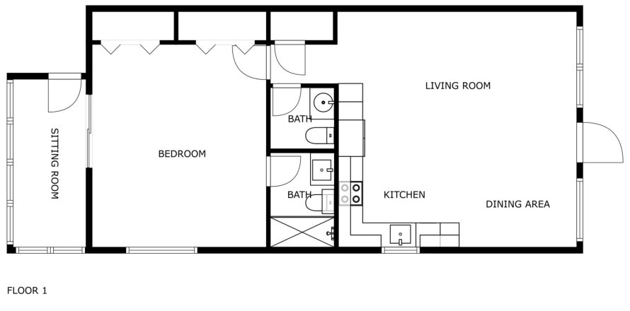 Condominio en Vero Beach, Florida, 1 dormitorio  № 936791