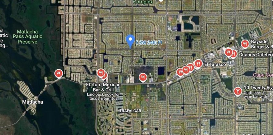 Terreno en Cape Coral, Florida № 1354364