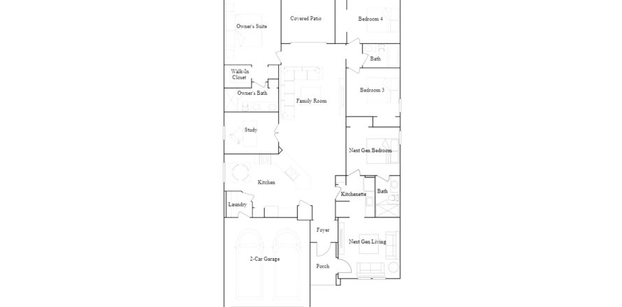 Villa ou maison à ASTONIA à Davenport, Floride 4 chambres, 195 m2 № 26670