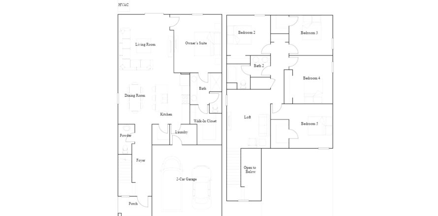 House floor plan «220SQM», 5 bedrooms in ASTONIA