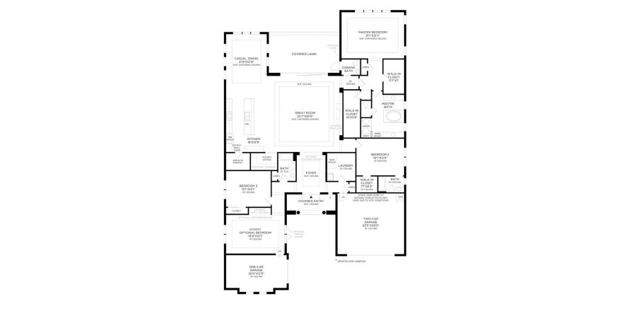 Townhouse floor plan «330SQM SAN GIORGIO CONTEMPORARY», 3 bedrooms in ROYAL PALM POLO